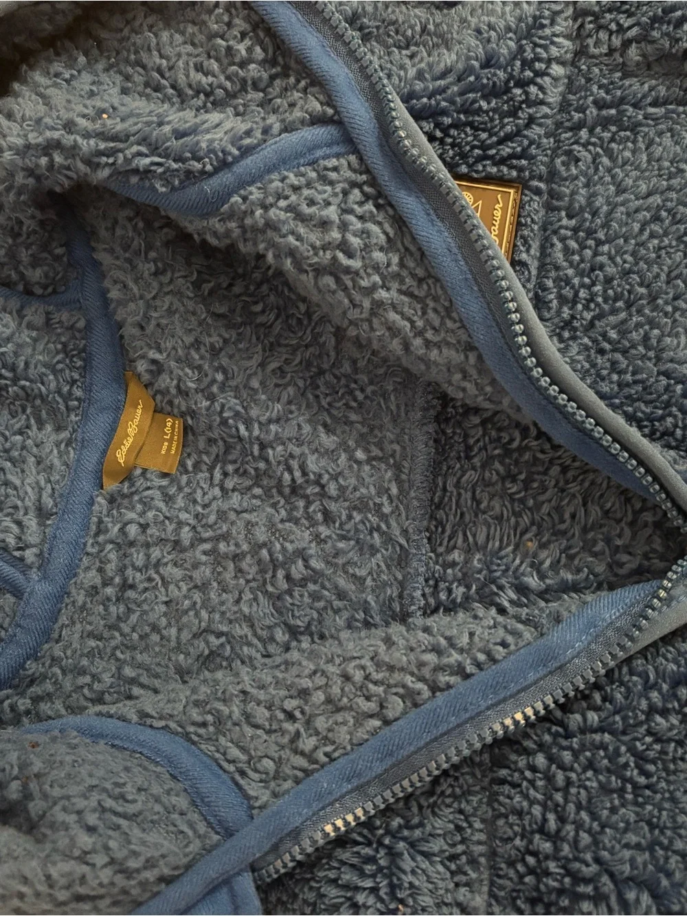 Eddie Bauer Patagonia Deep Blue Fleece Jacket